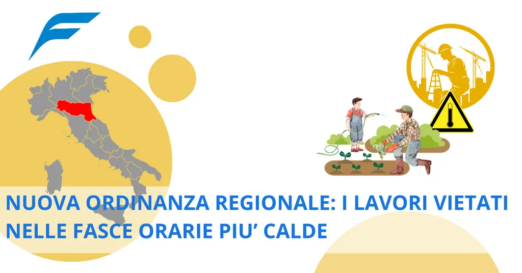 Nuova ordinanza regionale, ecco i lavori vietati nelle fasce orarie più calde